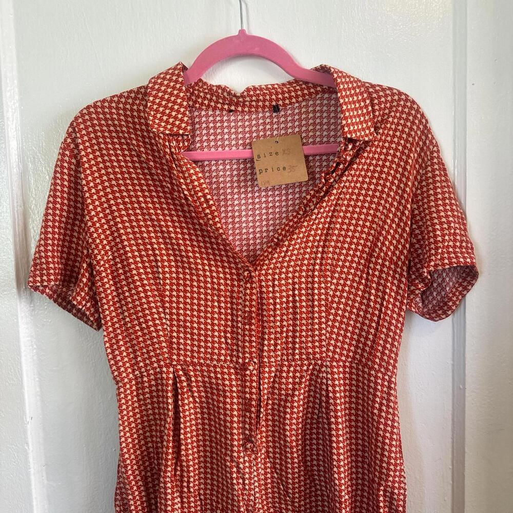 Orange And White Print - image 2